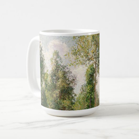Poplars, Éragny Camille Pissarro Kaffeetasse (Vorderseite Links)