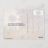 Poplars im Sonnenlicht von Claude Monet Postkarte (Rückseite)