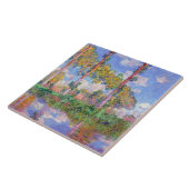 Poplars in der Sonne, Monet Fliese (Seite)