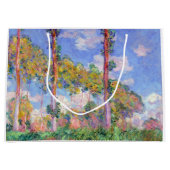 Poplars in der Sonne, Monet Große Geschenktüte (Vorderseite)