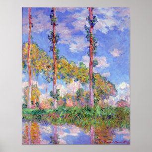 Poplars in der Sonne, Monet Poster