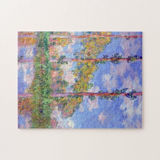 Poplars in der Sonne, Monet Puzzle (Horizontal)