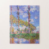 Poplars in der Sonne, Monet Puzzle (Vertikal)