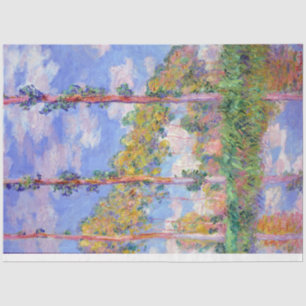 Poplars in der Sonne, Monet Seidenpapier