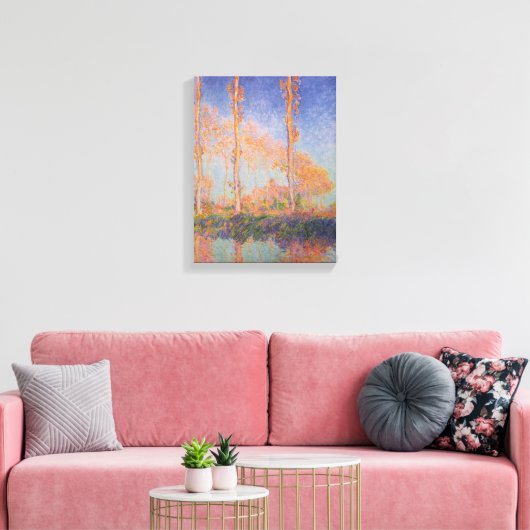 Poplars – Pappeln, Autumn – Claude Monet, 1891 Leinwanddruck (Insitu (Wohnzimmer))
