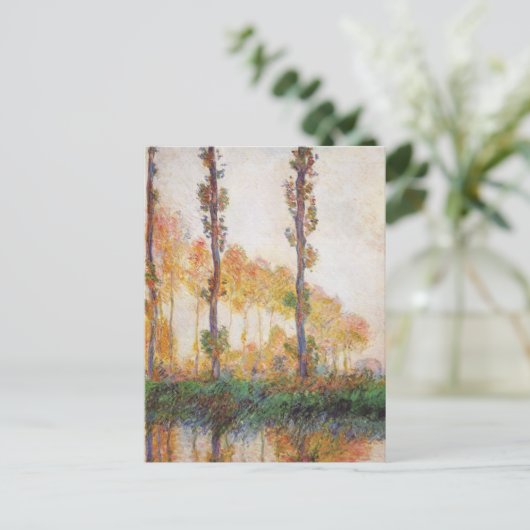 Poplars Serie, Herbst von Claude Monet Postcard Postkarte (Stehend Vorderseite)