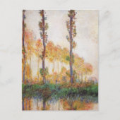 Poplars Serie, Herbst von Claude Monet Postcard Postkarte (Vorderseite)