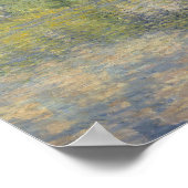 Poplars über den Epte von Claude Monet Poster (Ecke)