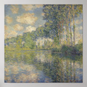 Poplars über den Epte von Claude Monet Poster (Vorne)