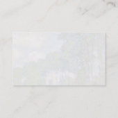 Poplars über den Epte von Claude Monet Visitenkarte (Rückseite)