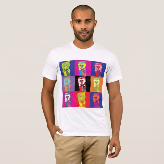 Pop'n'Roll mit Herrn Präsident! T-Shirt (Vorne ganz)