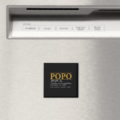 Popo Definition Fathers Day Gift Opa Geschenk Magnet (In Situ (Geschirrspüler))