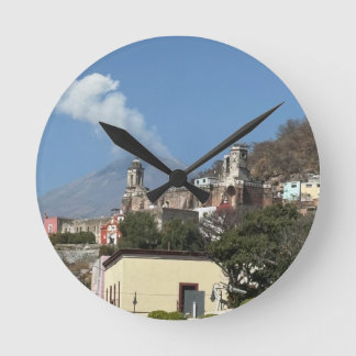 Popo sagt Hallo Runde Wanduhr