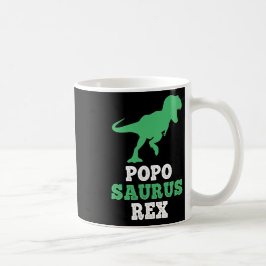 Popo-Saurus Rex Dino Dinosaur Lustig Poposaurus  Kaffeetasse (Rechts)
