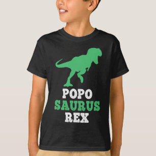 Popo-Saurus Rex Dino Dinosaurier Poposaurus Lustig T-Shirt