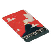 Popocatépetl Volcano Travel Poster Magnet (Rechte Seite)