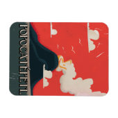 Popocatépetl Volcano Travel Poster Magnet (Horizontal)