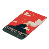 Popocatépetl Volcano Travel Poster Magnet (Linke Seite)