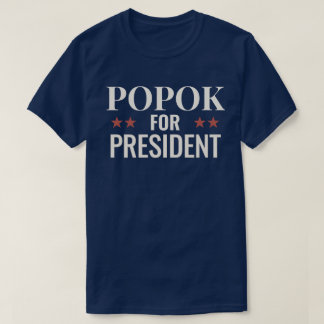 Popok für Präsident ★ Unterstützt von Crispy Campa T-Shirt