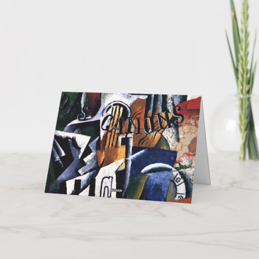 Popova - Italienisches Stillleben Karte (Rückseite)