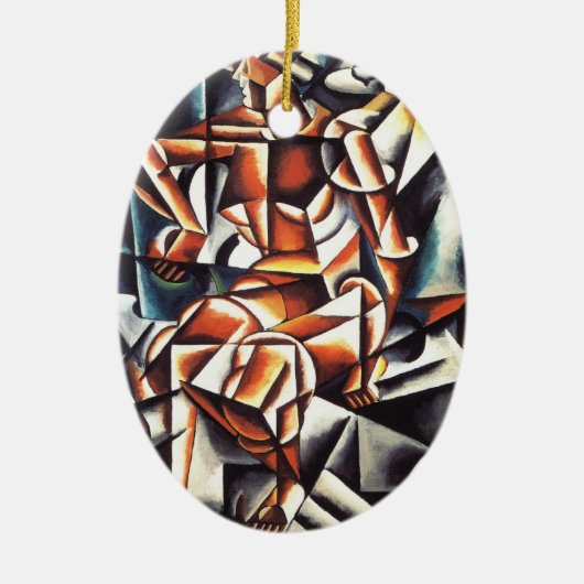 Popova-Kunstschmuck Keramik Ornament (Vorne)