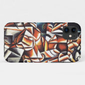 Popova's Art iPhone Case (Rückseite (Horizontal))