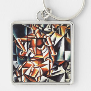 Popova's art key chain schlüsselanhänger