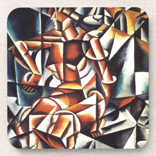 Popovas Kunst-Untersetzer Untersetzer (Vorderseite)