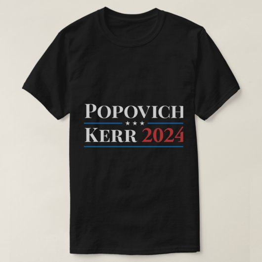 Popovich Kerr 2024 Klassischer T - Shirt (Design vorne)