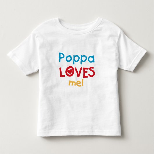 Poppa Lieben T - Shirt und Geschenke (Vorderseite)