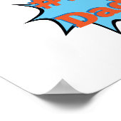 Poppa Nummer 1 Vater #1 Poster (Ecke)