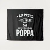Poppa - Stolz auf viele Dinge im Leben Wandteppich (Vorderseite (Horizontal))