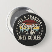 Poppa wie ein Opa nur Cooler Button (Vorne & Hinten)