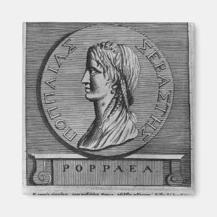 Poppaea Sabina, Gravur nach einem römischen Magnet