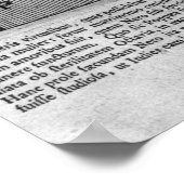 Poppaea Sabina, Gravur nach einem römischen Poster (Ecke)