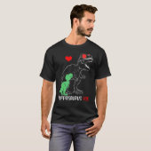 Poppasaurus Daddy Rex Autismus Vater T-Shirt (Vorne ganz)