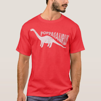 Poppasaurus Großvater Geschenk für Großkinder T-Shirt