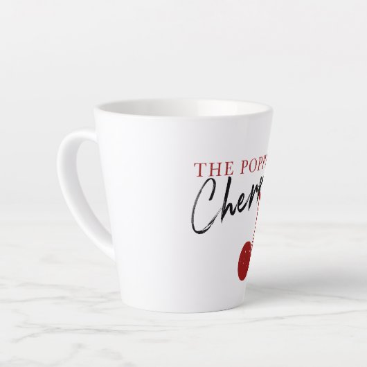 Popped Cherry Latte Tasse (Linke Ecke)