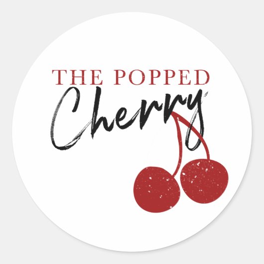 Popped Cherry Sticker (Vorderseite)