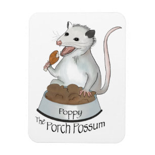 Poppen Sie den Possum-Magneten der Veranda. Magnet
