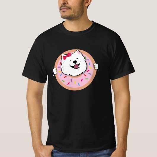 Poppet in einem Donut T-Shirt (Vorderseite)