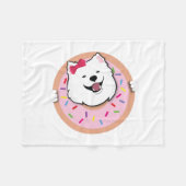 Poppet in einer Donut-Decke Fleecedecke (Vorderseite (Horizontal))
