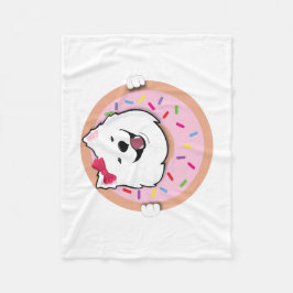 Poppet in einer Donut-Decke Fleecedecke