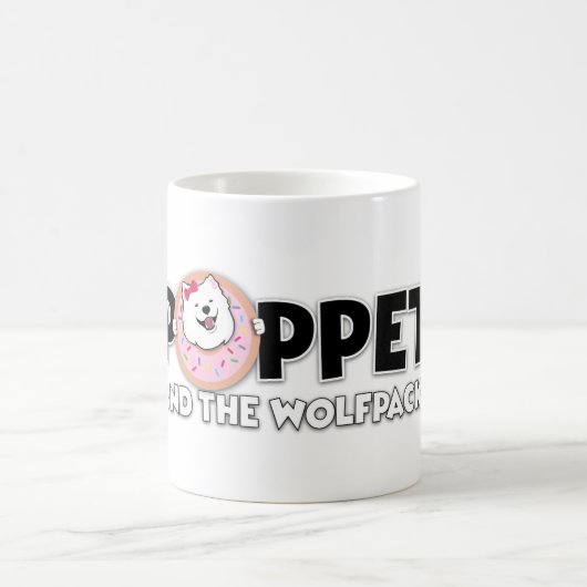 Poppet und das Wolfpack-Logo Kaffeetasse (Mittel)
