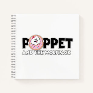 Poppet und das Wolfpack-Logo Notizblock