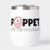Poppet und die isolierte Wolfpack-Tasse (Vorderseite)
