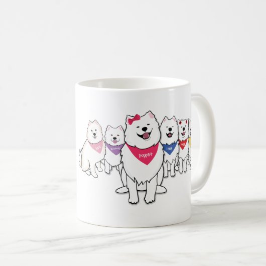 Poppet und Gang Kaffeetasse (VorderseiteRechts)