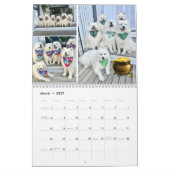 Poppet und Wolfpack 2-Seiten-Kalender Kalender (Mär 2027)