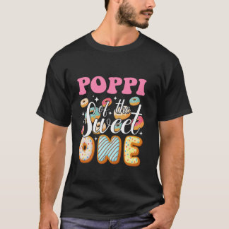 Poppi des süßen ersten Geburtstags-Donut-Festes  T-Shirt