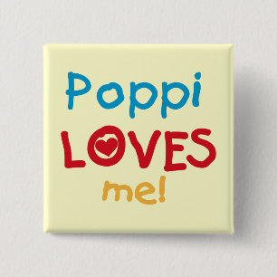 Poppi Lieben Me T - Shirt und Geschenke Button